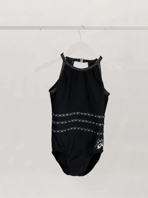 GK - E4784 - Jordan Chiles U.S. Classic 2023 Replica Workout Leotard: Black