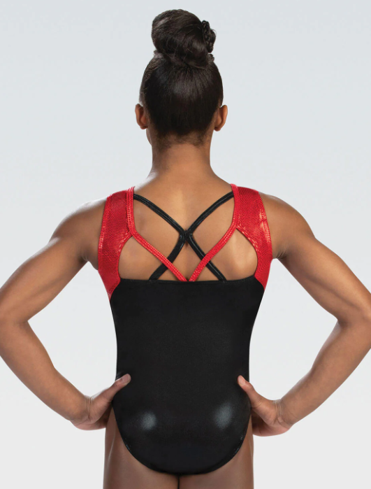 GK - 3826 - Red Burst Leotard