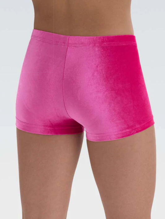 GK - Workout short - Velvet Micro Mini 1448 - Pink