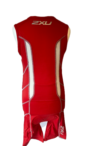 2XU - Heren Endurance Triatlonpak MT1379D - Rood 