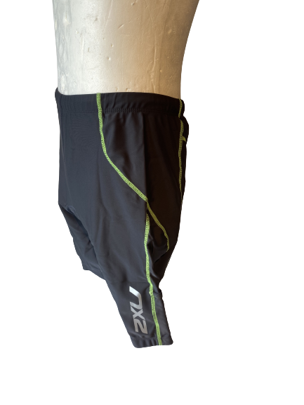 2XU - Endurance Tri Short met Zak - WT1386B Grijs/Groen