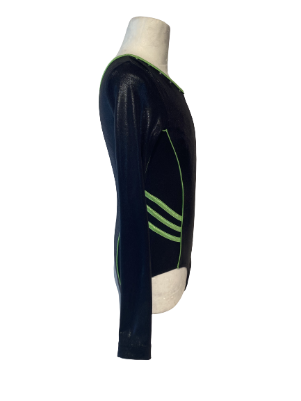Adidas - Long sleeve leotard AS533 Black/green