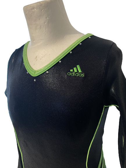 Adidas - Long sleeve leotard AS533 Black/green