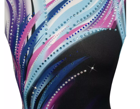 Milano - Long sleeve leotard Shine Purple