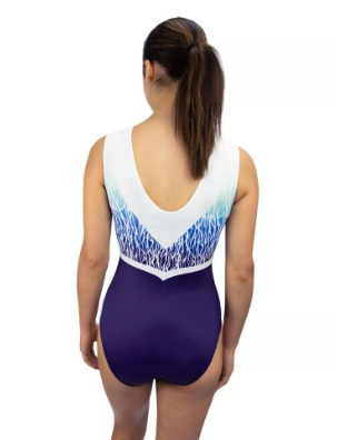 Milano - Sleeveless leotard Infuse Royal