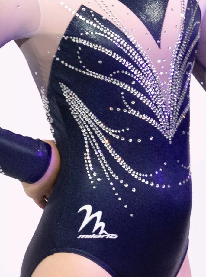 Milano - Long sleeve leotard - Mercury Navy