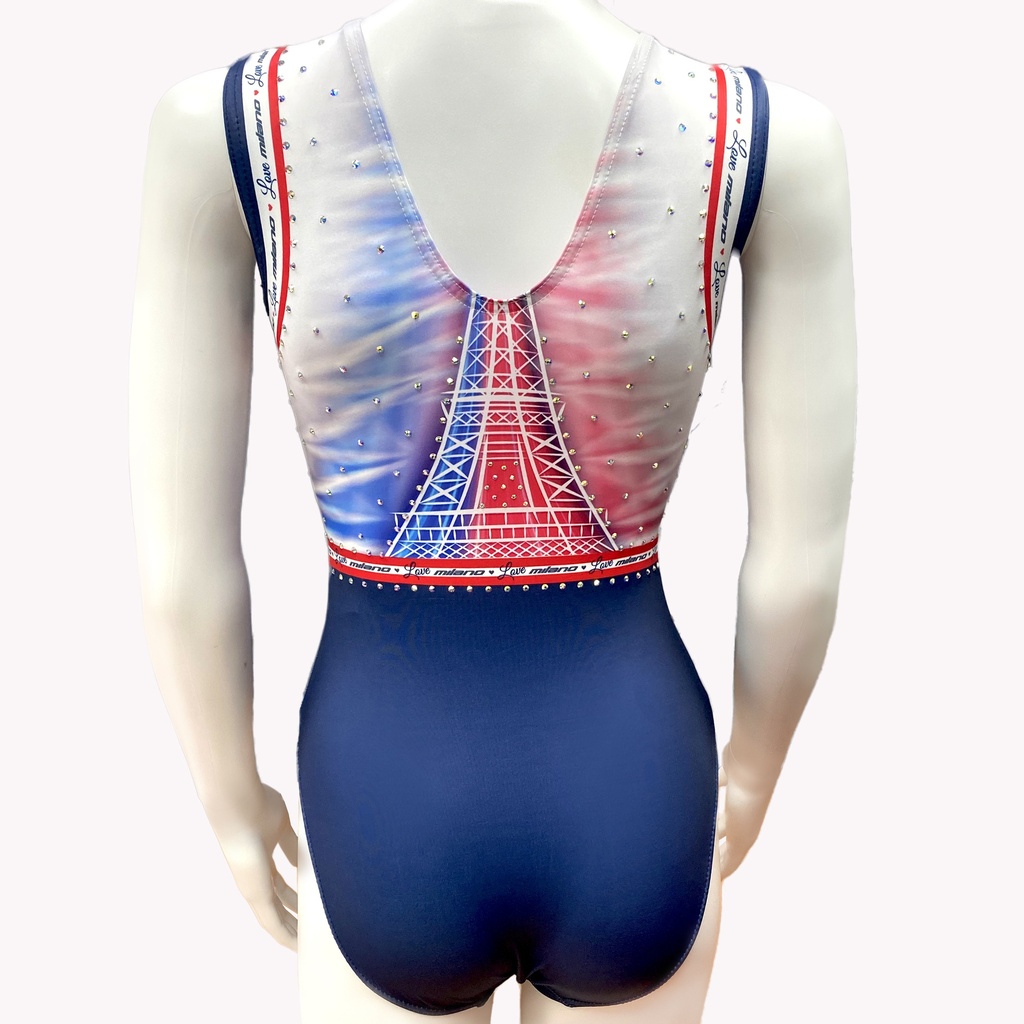 Milano - Paris  leotards -  love - amourParis Love girl's leo