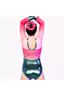 Milano - long sleeve leotard Bazaar -WATERMELON