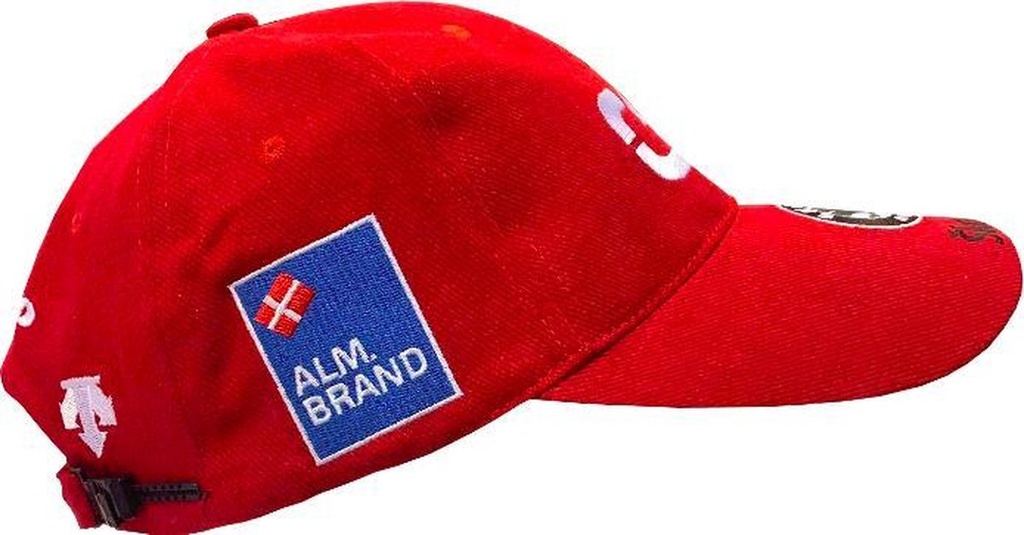 DESCENTE  -  CAP - PettenTeam Podium cap   red