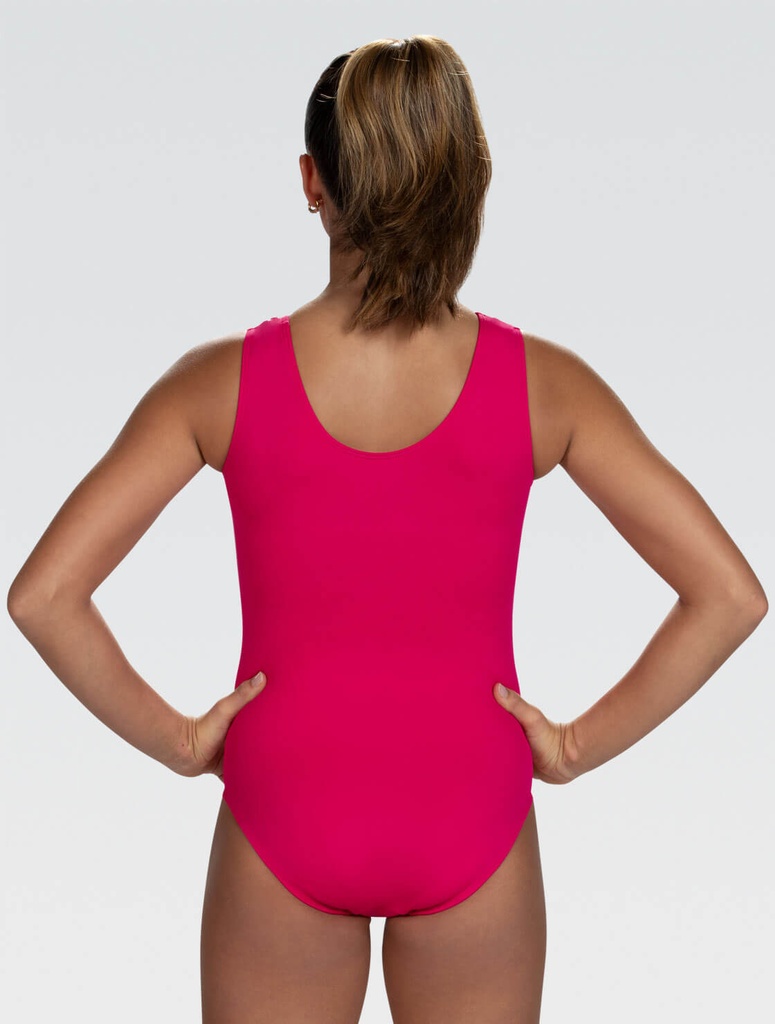GK stock leotards  GK 3935 Ignite Tank Leotard Raspberry