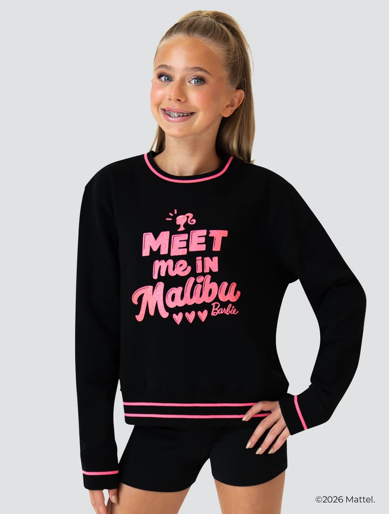 BARBIE collection  GKBM269S  Graphic  crewneck   sweater