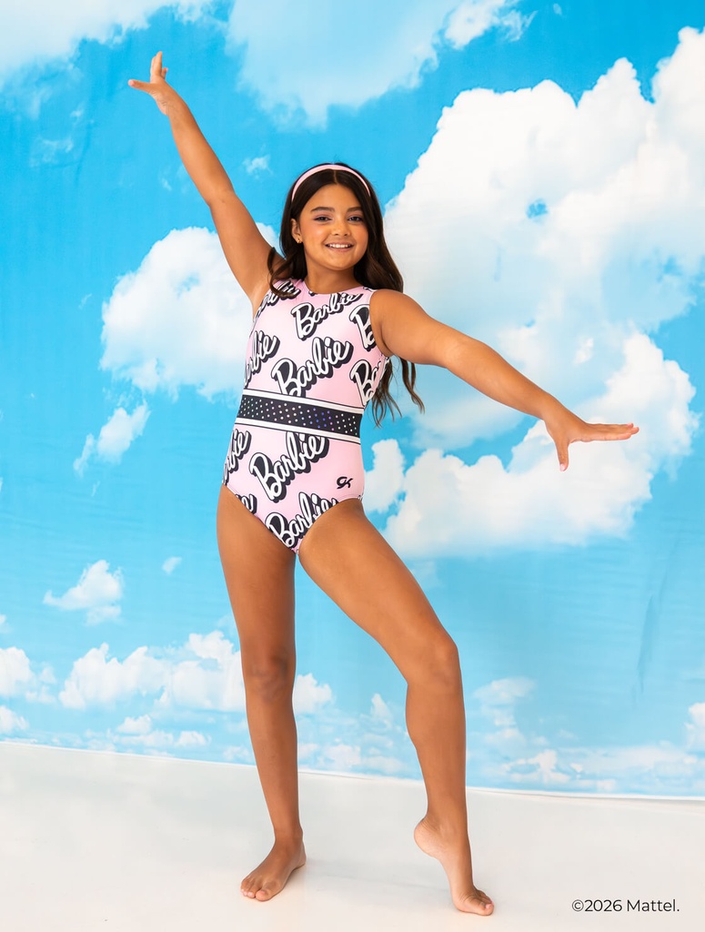 BARBIE collection  GKBARB02   Pink leo with spanglez