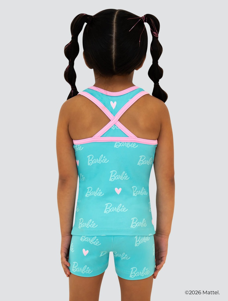 BARBIE collection  GKBARB05  Barbie  Teal tank  top