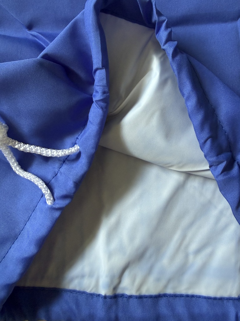 Sporttas-sportzak-rugzak blauwe sporttas met koordje