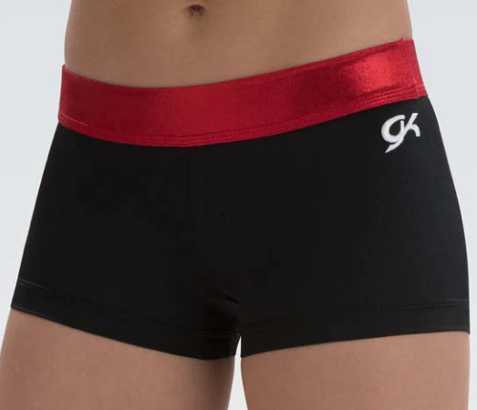 GK - Workout short - Comfort Fit Mystique Waistband 1426Red