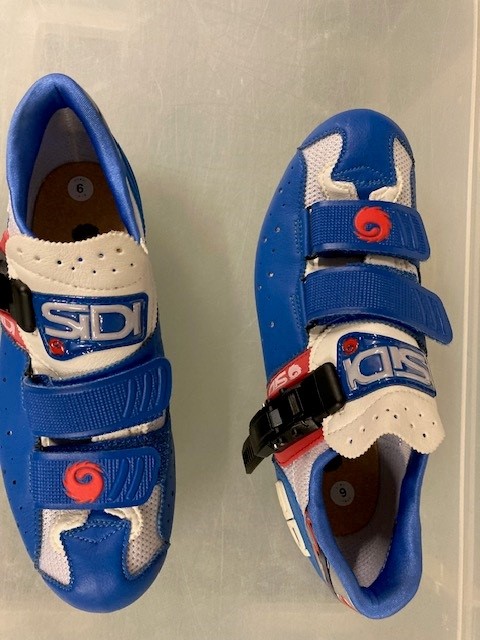 Sidi - Genius 3 -  vintage race shoewhite blue