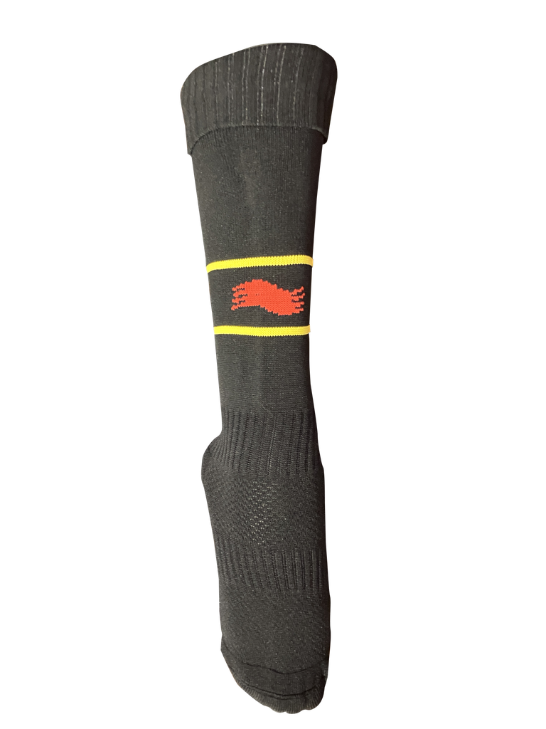 Burrda - '12 Black Vintage  voetbalsokken kids