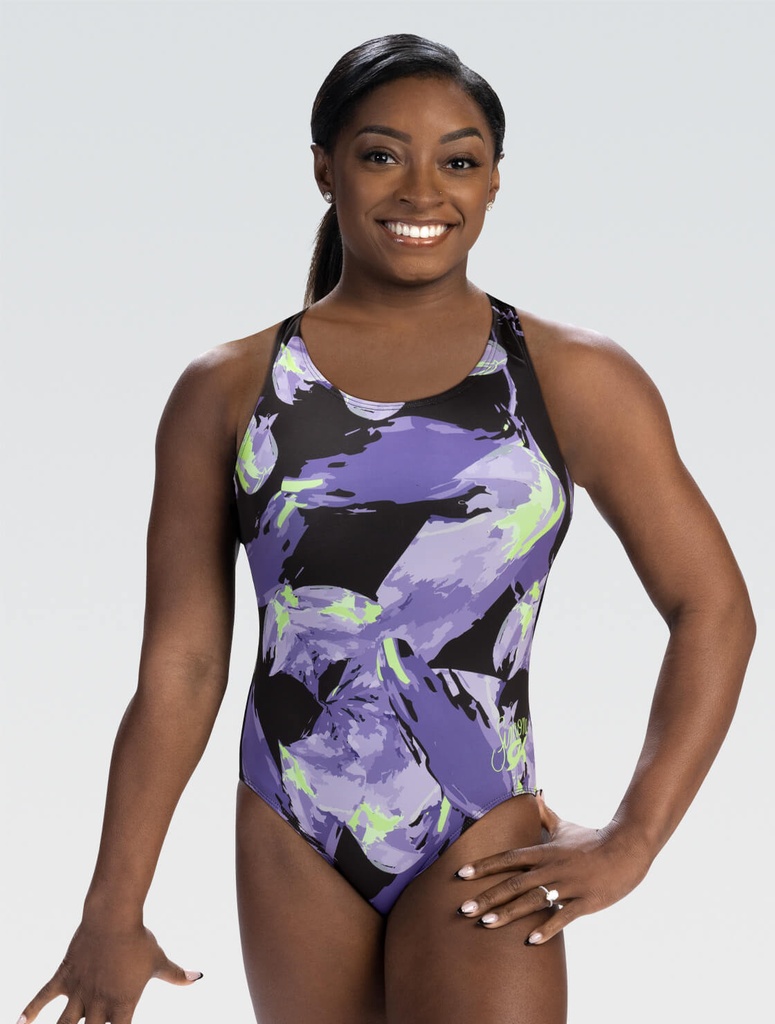 GK Leotards  E's  sleevelessE5080 Simone Biles champion's orbit  tank