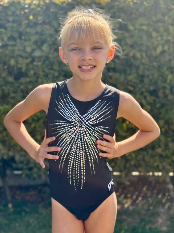 GK stock leotards GK 3933  Back to Basics Leotard - avec imprimé