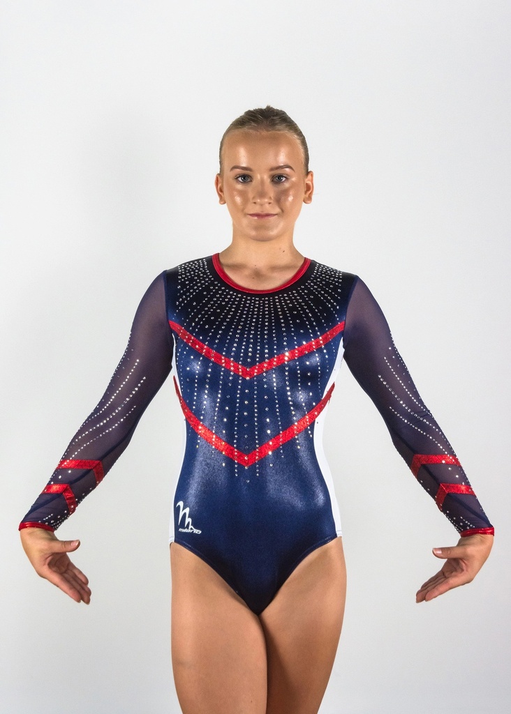 Milano - REVENA Syntari blauw rood