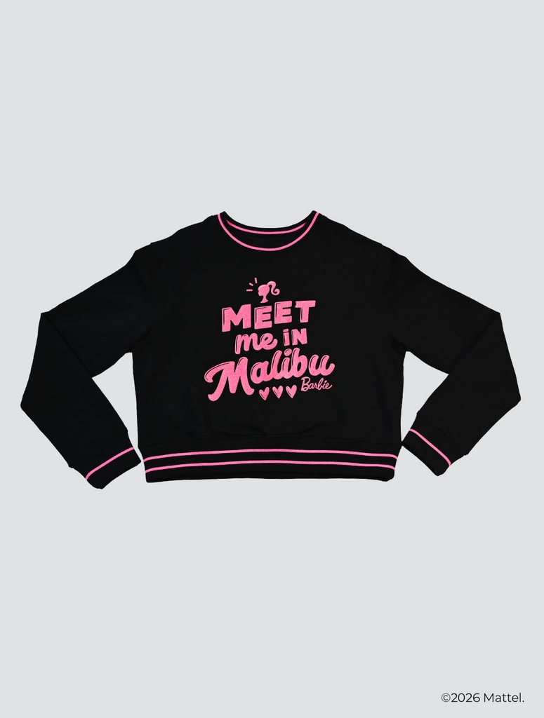 BARBIE collection  GKBM269S  Graphic  crewneck   sweater