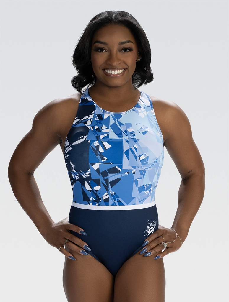 GK Simone Biles Breaking Boundaries Tank Leotard E 5361