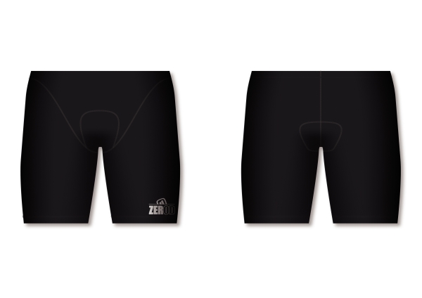 ZeroD - uShorts - CUUSHOR short de triathlon universel NOIR