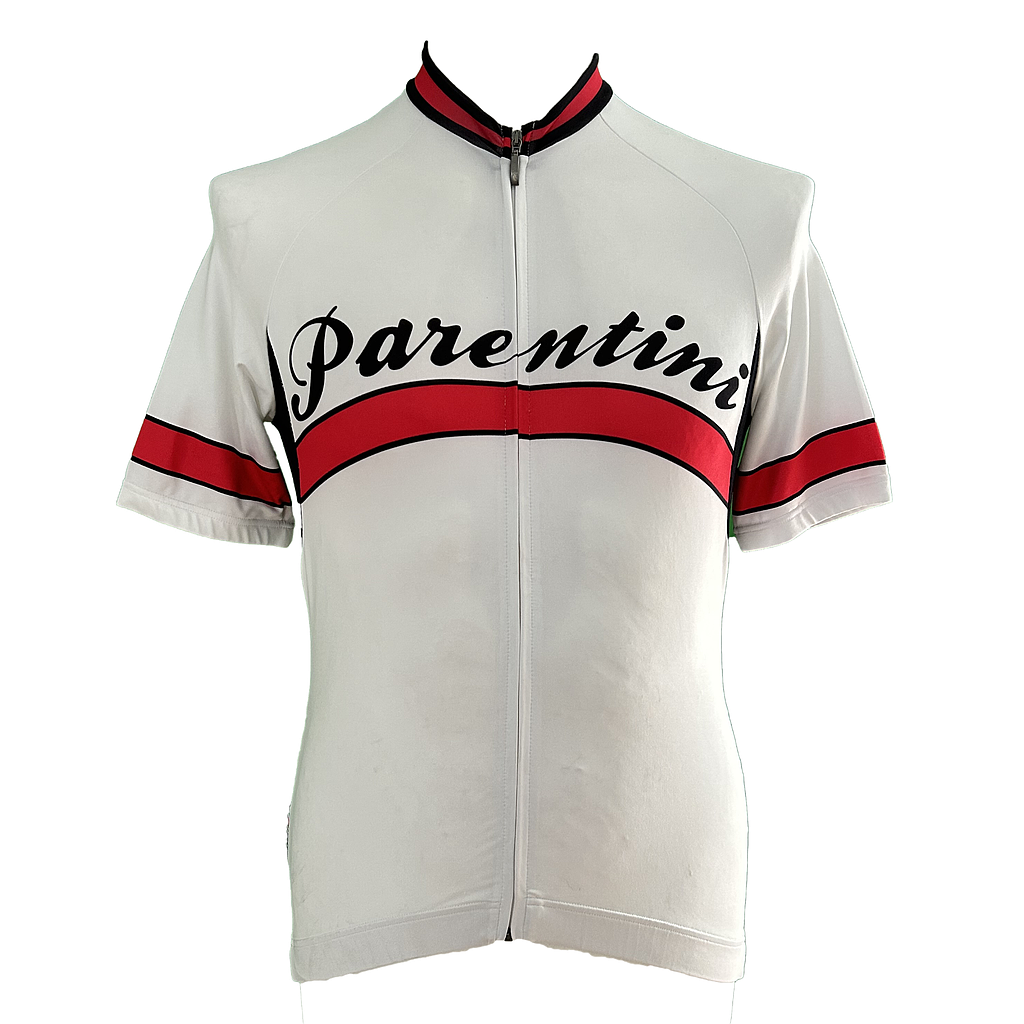 Parentini - Fietsshirt V366 Wit rood