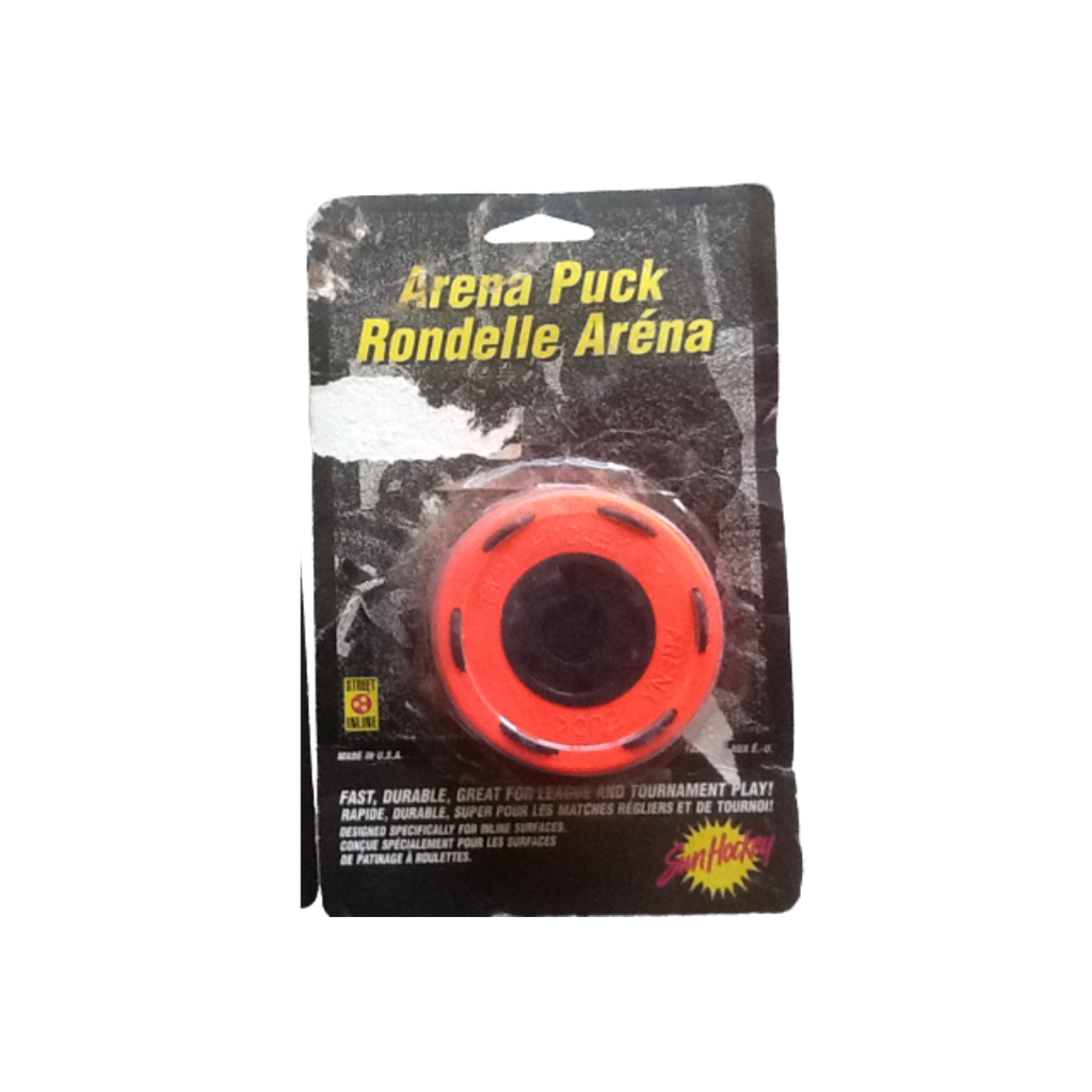 Inline Pucks - Street Hockey Arena - rood/geel / zwart