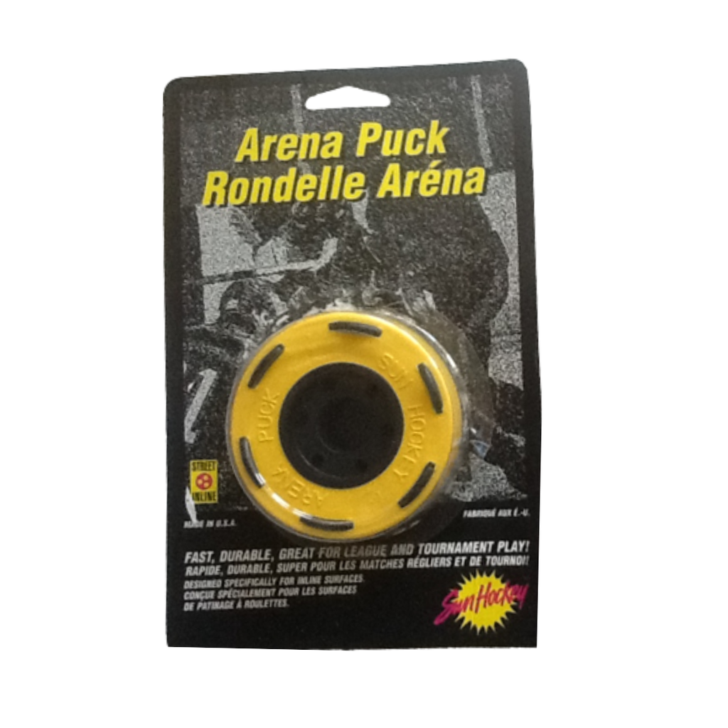 Inline Pucks - Street HockeyArena - Jaune