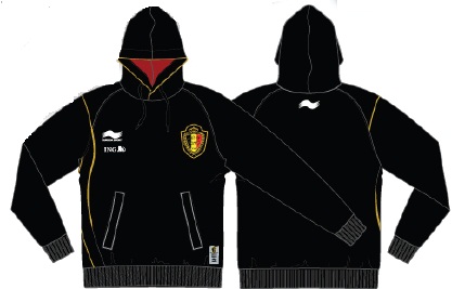 Burrda - Red devils Hoodie '12 Black Vintage