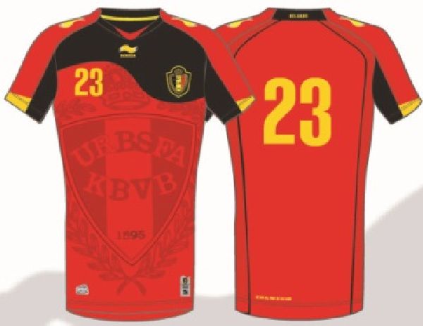 Burrda - Chemise Diables rouge Match '12 Rouge Vintage