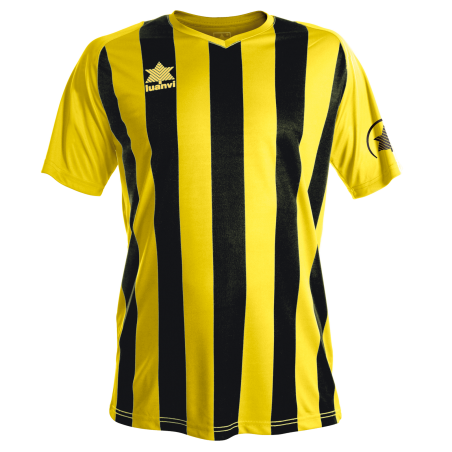 Luanvi - Maillot de football 2023 jaune noir 