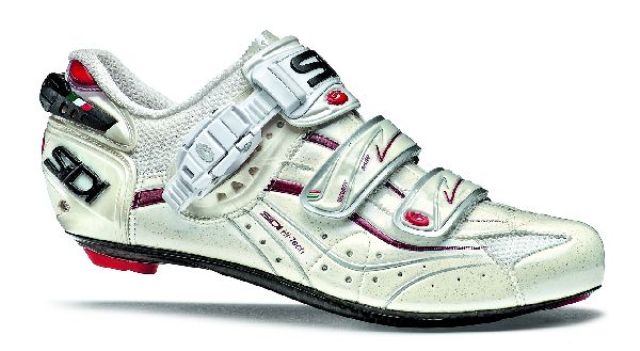 Sidi - Genius 6.6C Lite Vernice - Semelle en carbone lite - WH CR Rouge