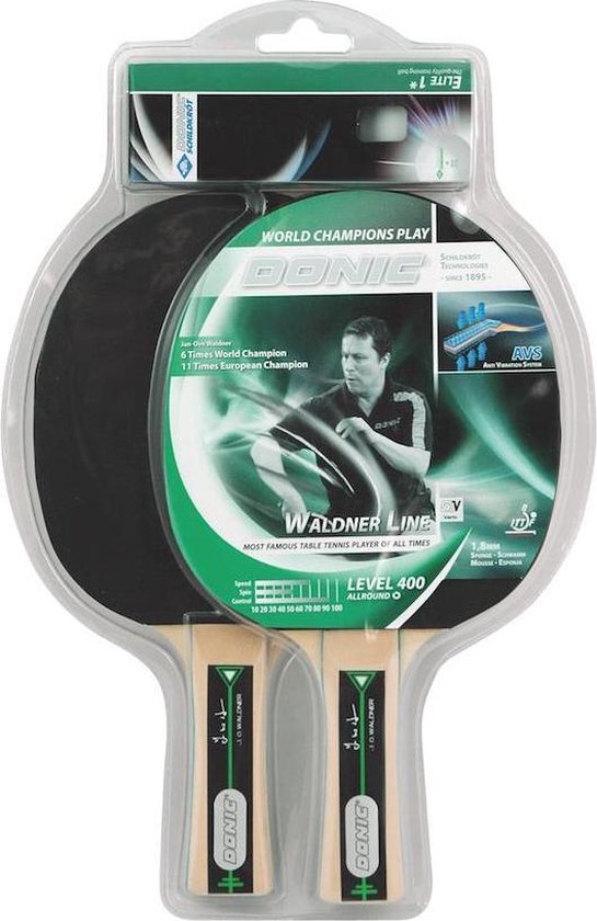 Donic Schildkrot - set de tennis de table - niveau expert 400 - DS788652, DS788140