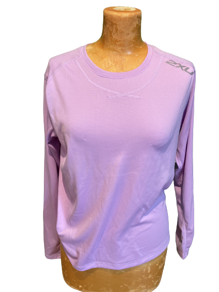 2XU - Women L/S run top - WR 1075 a -Purple 