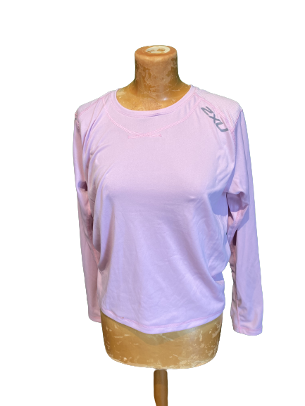 2XU - Women L/S run top - WR 1075 a -roze