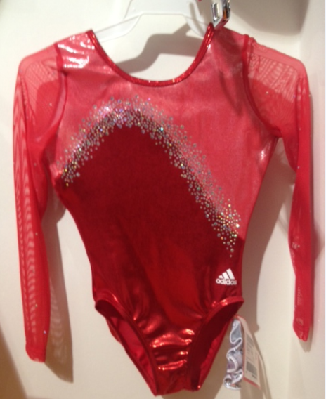 Adidas - Leotard CL1411 -Red/silver