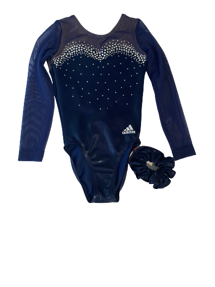 Adidas - Leotard CL1411 -Navy/silver