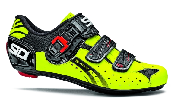 SIDI Genius 5 Pro Carbon イエロー 41 1/2 Sidi - Genius 5-FITBlack Yellow Fluo | Dinasport