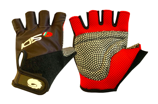 Sidi - Gants de cyclisme d'été RC2 - Noir/Rouge Red