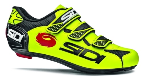 Sidi - Logo RaceshoeBlack Yellow Fluo Fluo yellow