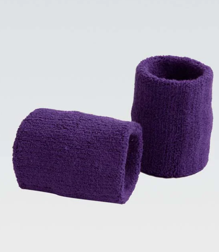 Wristbands - GK40 - 3 Inch Badstof - Paars Purple
