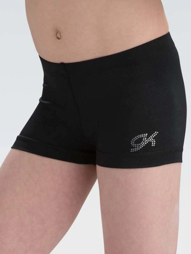 GK - Workout short -Jeweled E1323 Black