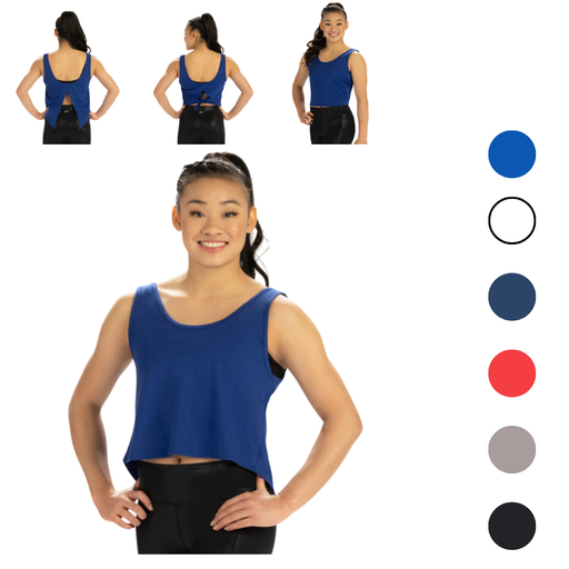 Gk - Tank top - Crop Tie-Back PTNK02