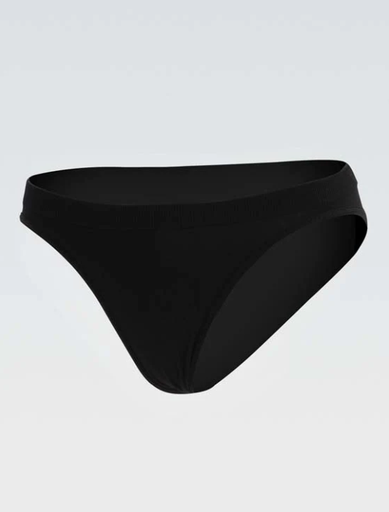 Gk - 1478 - Low Rise High Performance Seamless BriefBlack Black
