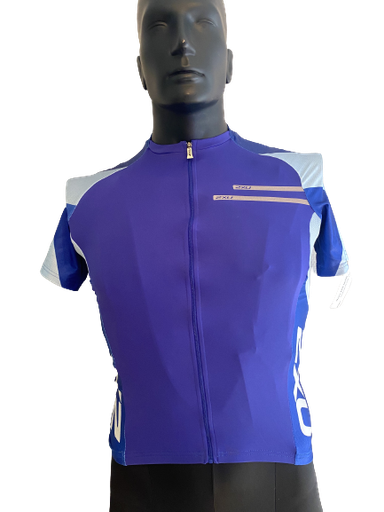 2XU - Heren Elite Fietsshirt MC1405A - Koningsblauw Blue