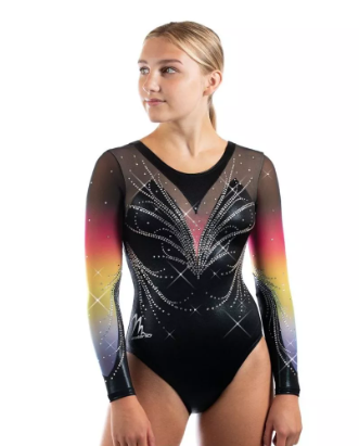 Milano - Long sleeve leotard - Mercuryblack Black