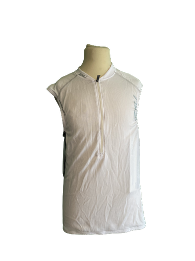 2XU - Heren Endurance 3 Pocket Top MT1004A - Wit White