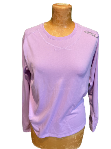 2XU - Women L/S run top - WR 1075 a -Purple  Purple